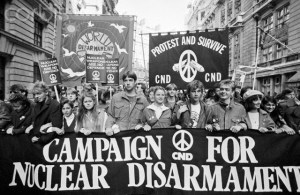 Campaign for Nuclear Disarmament Protest in London