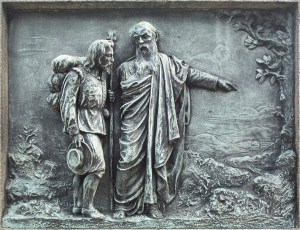 BedfordBunyanStatueRelief1